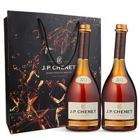 J.P.CHENET 香奈 法国原瓶进口 经典系列 歪脖子40度 XO 白兰地 700mL* 2瓶