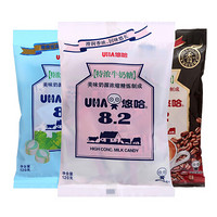悠哈（UHA） 糖果零食  特浓牛奶+特浓清凉+特浓咖啡 组合装牛奶糖 120g*3