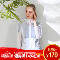 探路者（TOREAD）防晒衣 19春夏新款防晒服 男女TIEF透气轻薄皮肤衣 TAZH82780 白色（女） XL