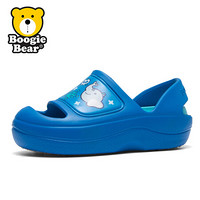 Boogie Bear2019新款中大童小孩小童儿童男童沙滩鞋女童凉鞋宝宝软底时尚 BB182S0105 海军蓝 26