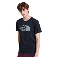 北面 The North Face 2019春夏新款吸湿排汗户外休闲男款短袖T恤 NF0A3V7A V7N 黑色 M