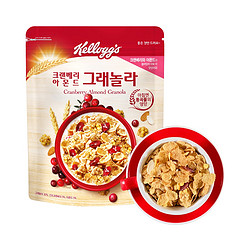 Kellogg's 家乐氏 谷兰诺拉 蔓越莓扁桃仁麦片 500g *2件