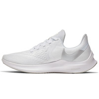 耐克NIKE 女子 跑步鞋 气垫 AIR ZOOM WINFLO 6 运动鞋 AQ8228-100白色38码