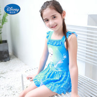 迪士尼（DISNEY）SPQ10061D 冰雪奇缘系列 连体裙式泳衣 120