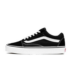 VANS（万斯）低帮情侣板鞋 黑白 VansOld Skool VN000D3HY28 黑色 44