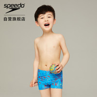 Speedo/速比涛 海洋Q队 婴幼儿平角泳裤809218B419蓝/红色4YRS