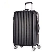 旅行之家(Travelhouse)T8188 拉杆箱飞机轮密码箱子托运行李箱包28英寸黑色