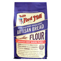 Bob's Red Mill 鲍勃红磨坊 美国进口鲍勃红磨坊未漂白强化工匠面包粉高筋面粉2.27kg