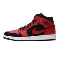 AIR JORDAN 正代系列 Air Jordan 1 Mid 男子篮球鞋 554724-054 黑色/红色 42