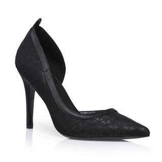 DYMONLATRY 设计师品牌 D-小姐系列 蕾丝高跟鞋 黑色 35