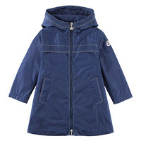 MONCLER 蒙口 奢侈品童装 女童深蓝色聚酰胺羽绒服 4994405 54155 727 10A/10岁/140cm