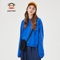 PaulFrank/大嘴猴 2019秋季新款卫衣女圆领长袖休闲宽松外套上衣女 PFCTT191005W 蓝色 XL