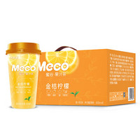 香飘飘 Meco蜜谷果汁茶 金桔柠檬口味400ml 6杯 即饮茶饮料 整箱