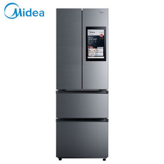 美的(Midea)315升 智慧彩屏多门电冰箱 变频风冷无霜 智能控制 变温抽屉 星际银 BCD-315WTPZM(E)