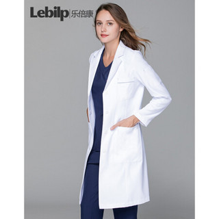 乐倍康（Lebilp）白大褂加厚防护服医生服实验服护士服工作服工装 女款长袖 XXX