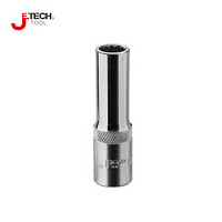 捷科（JETECH）SKD1/2-D11 1/2十二角公制镜面长套筒