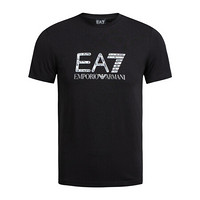 EA7  EMPORIO ARMANI 阿玛尼奢侈品19春夏新款男士针织T恤衫 3GPT18-PJP6Z BLACK-1200 XL