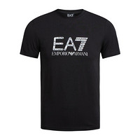 EA7  EMPORIO ARMANI 阿玛尼奢侈品男士针织T恤衫 3GPT18-PJP6Z BLACK-1200 L