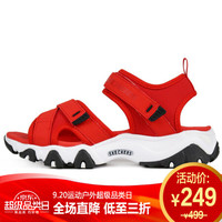 斯凯奇SKECHERS DLITES WOMEN系列女士时尚休闲凉鞋 66666188/RED 38码 US8码