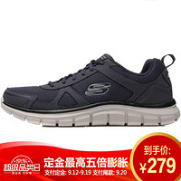 斯凯奇（Skechers）52631/BKRD 休闲鞋 男低帮鞋 海军蓝色 41