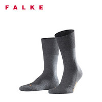 FALKE 德国鹰客 Run棉时尚运动透气吸汗中筒男女袜 灰色dark grey 35-36 16605-3970