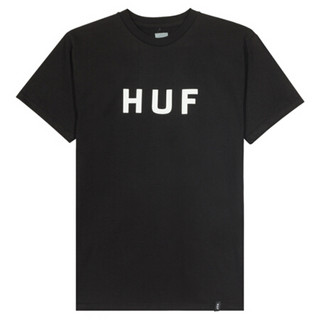 HUF 男士黑色短袖T恤 TS00508-BLACK-S *4件