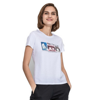 斐乐（FILA）女子短袖T恤 标准白-WT S