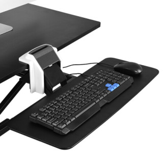 恰宜键盘托支架 办公桌电脑升降桌键盘托板腕托盘 可调节角度可升降