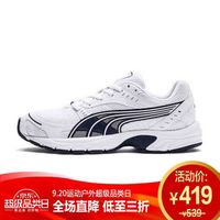 彪马PUMA 男女同款 休闲鞋 Axis 运动鞋 368465 04白/蓝色 43码