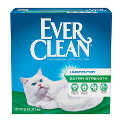 EverClean 蓝钻 膨润土猫砂  25磅(11.34kg)+除味剂400ml