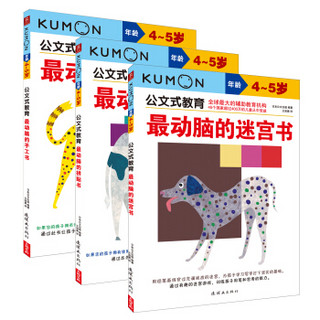 《公文式教育丛书：最动脑的动手动脑益智书》（4-5岁）（套装全3册）