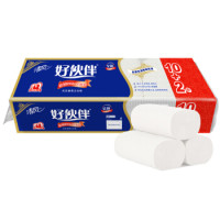 清风 好伙伴卷纸 3层150g*12卷 *7件