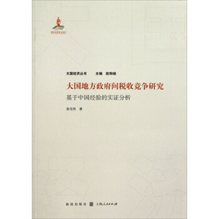 大国经济丛书·大国地方政府间税收竞争研究：基于中国经验的实证分析