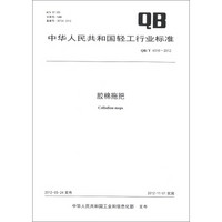 中华人民共和国轻工行业标准（QB/T 4318-2012）：胶棉拖把