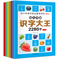 幼儿学前识字大王2280字 幼儿园儿童幼小衔接早教学前识字教材宝宝启蒙认字书（套装全6册）