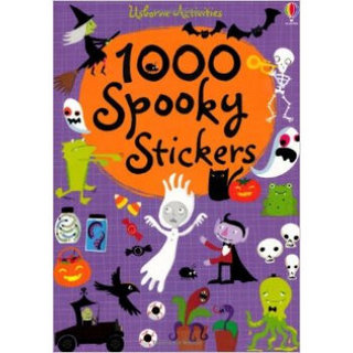 1000 Spooky Stickers Usborne英文原版