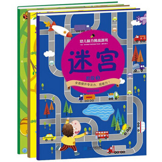 幼儿脑力挑战游戏—迷宫（1-3册）