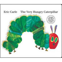 The Very Hungry Caterpillar Board book饥肠辘辘的毛毛虫 英文原版