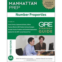 Number Properties GRE Strategy Guide, 3rd Edition (Manhattan Prep Strategy Guides)