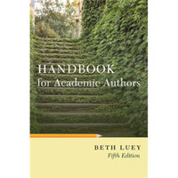 Handbook for Academic Authors[学术作者手册]