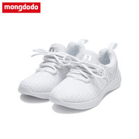 梦多多（mongdodo）童装男童运动鞋2018秋季中大童跑鞋71103182151漂白31