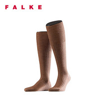 FALKE 德国鹰客 Bristol Pure high羊毛轻压袜高筒男袜 棕色nutmeg mel 43-44 15415-5410-43