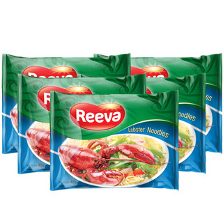 越南进口 阮婆婆（Reeva) 方便面速食面 龙虾味泡面 325g（65g*5包入） *2件