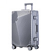 旅行之家（Travelhouse）时光隧道铝框拉杆箱万向轮男女商务行李箱包托运行李箱子T1603 灰色 28英寸