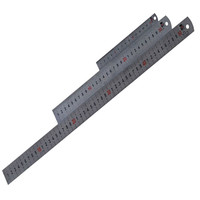 得力(deli)DL8150 钢直尺不锈钢钢板尺刻度尺 1米5 150厘米 1500mm