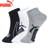 PUMA彪马袜子儿童中筒袜3双装 301黑白灰组合 19-20cm
