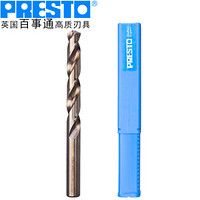 百事通（PRESTO）进口钻头含钴高速钢直柄麻花钻咀（直径:9.6mm 刃长:87.0mm 全长:133mm）