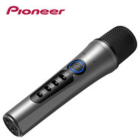 先锋（Pioneer） LM10全民k歌主播手机专用手持话筒 快手抖音直播录音麦克风 珐琅灰