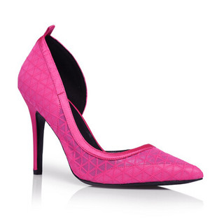 DYMONLATRY 设计师品牌 D-小姐系列 蕾丝高跟鞋 粉色 39