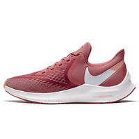 耐克NIKE 女子 跑步鞋 气垫 AIR ZOOM WINFLO 6 运动鞋 AQ8228-800浅红杉红色38码